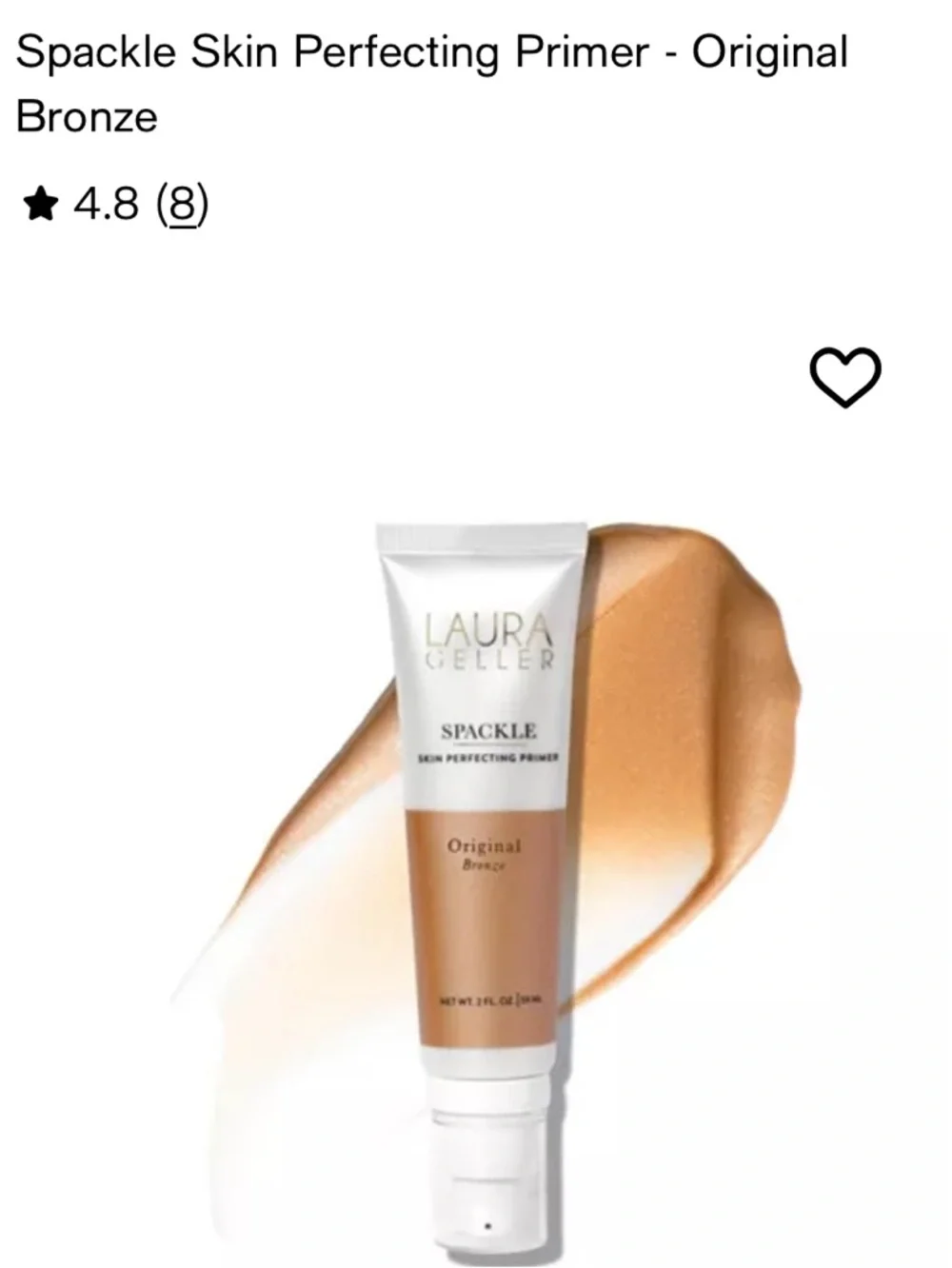 Laura Geller Spackle Skin Perfecting Primer - Original Bronze